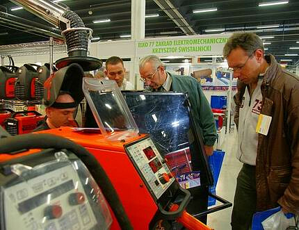 WELDING fair is an excellent opportunity to show visitors welding equipment in operation
