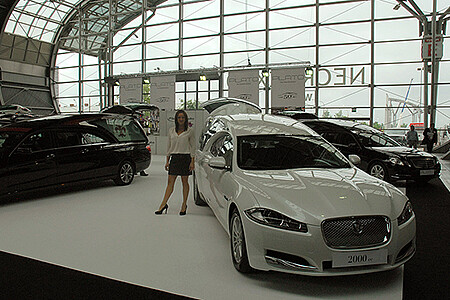 Exclusive hearses displayed at the NECROEXPO 2013