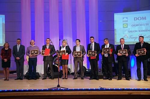 The Targi Kielce gold medal winners for the best products put on display at the DOM trade fair