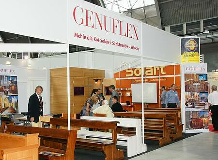 The Genuflex company, the producer of stylish Church furniture