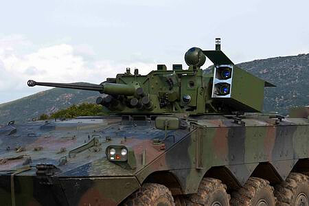 The factory in Łabędy is currently producing the turrets HITFIST 30mm for the fighting variant of the vehicle KTO Rosomak