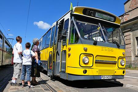 The exhibition makes is possible to become familiar with various bus models manufactured in different periods of the 20th century