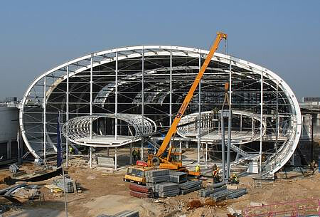 Trwa budowa nowej hali wystawienniczej Targów Kielce