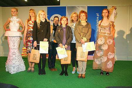 The laureates of the Eco Fashion Contest
