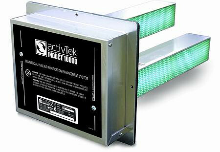 The Induct appliance eradicates mould, fungi, unpleasant smells and micro organisms