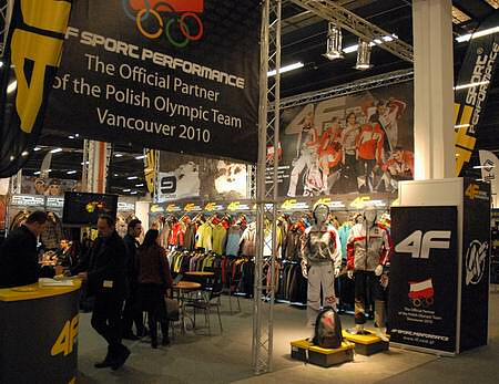 One of the interesting features of the Fair is a show of sportswear used by Polish olimpic team