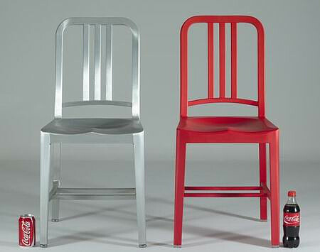 Chairs made of recyclables