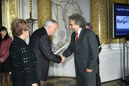 President of Kielce Trade Faris Andrzej Mochoń at the presentation of awards