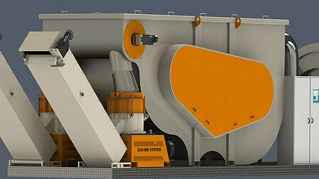 A mobile pellet production technology line