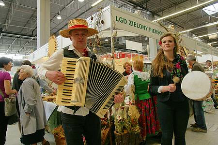 „Dziewanna” duo with the accordion from 1938