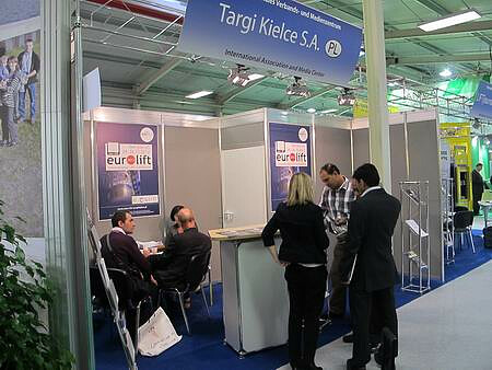 Targi Kielce exhibition stand at the Interlift in Augsbur