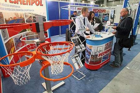 The SPORT-OBIEKT trade fair is also the chance to become familiar with the sport facility fittings and equipment; this year’s fair features companies form Poland, Ukraine and Germany
