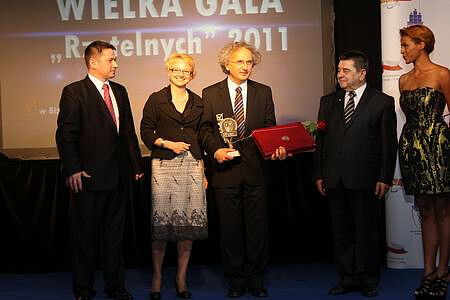 Targi Kielce President of Board Andrzej Mochoń has been awarded with the “Reliable for Business” statuette