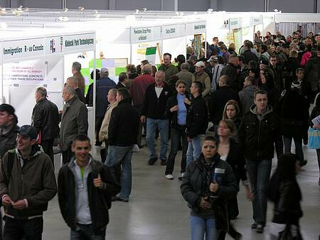 A few thousands of job hunters visited Targi Kielce to embark on a new career
