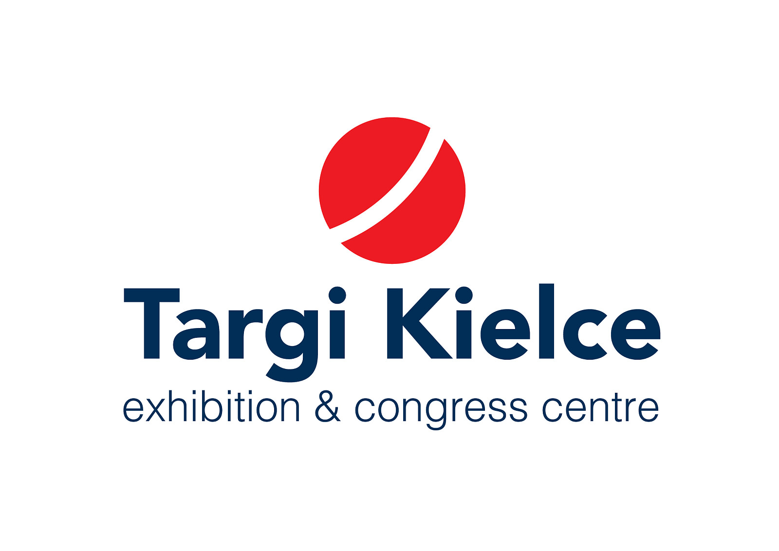 Logo Targów Kielce w układzie pionowym