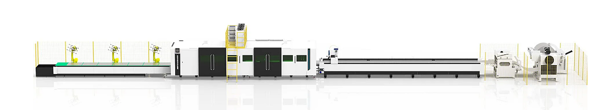 Coil Fed Fiber Laser Cutting Machine