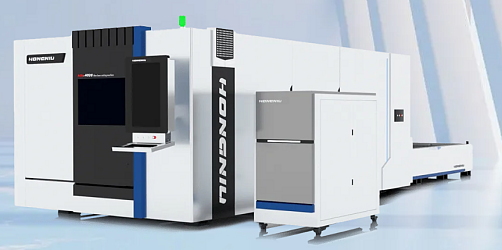 Enclosed exchange platform laser cutting machine