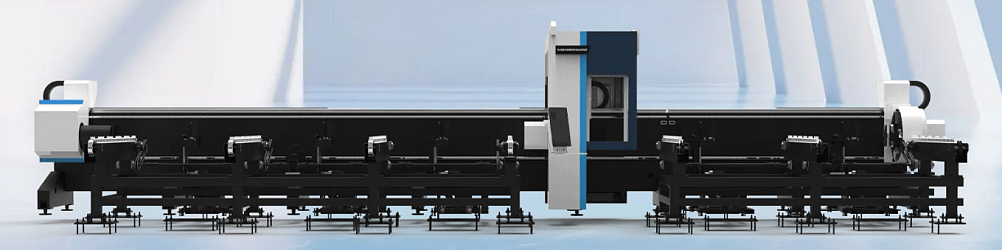 Heavy-duty Three-chuck Tube Laser Cutting Machine