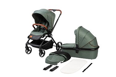 Multifunctional stroller Alex 2w1 green forest