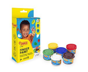 FINGER PAINT Case 6 jars 35 ml assorted colours