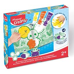 EARLY AGE - CARDBOARD BOX - FINGERPAINT