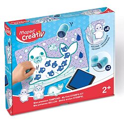 EARLY AGE - CARDBOARD BOX - STAMPS