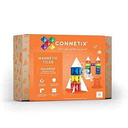 CONNETIX 42 Piece Rainbow Square Pack