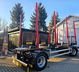 DOLL 2-osiowa przyczepa do drewna krótkiego rapid+