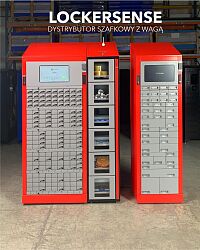 Automat wydający szafkowy LOCKESENSE / z wagą