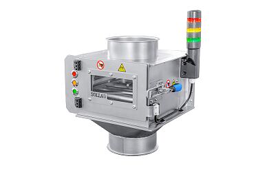 Szafkowe separatory magnetyczne z sygnałem napełniania MSS-MC ALARM