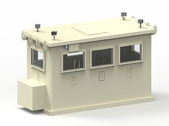 Guard booth 3,6 x1,5 x 2,2
