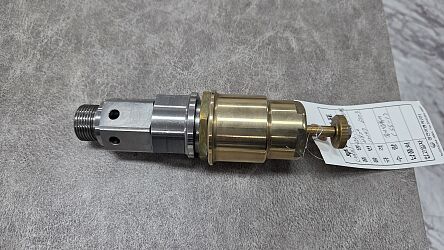 Safety valve for high pressure air compressor