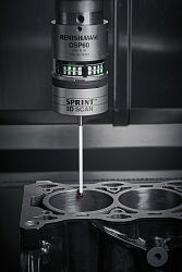Obrabiarkowe sondy skanujące OSP60 z technologią SPRINT™