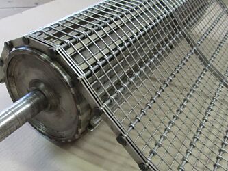 Taśmy stalowe siatkowe druciane 