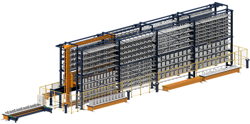 MultiTower® - automated tools storage system with stacker crane