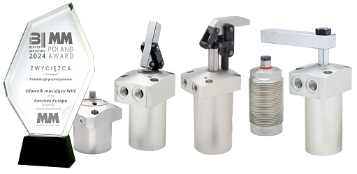 Pneumatyczne siłowniki mocujące High Power