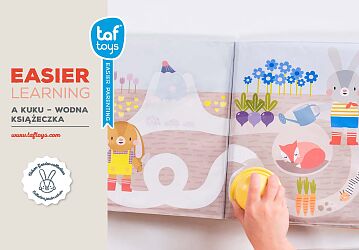 Taf Toys Magic Water Peek-a-Boo Book with Stamper 