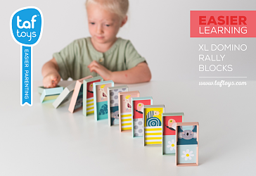 Taf Toys Domino Rally XL – Educational Game & Fun for Toddlers 