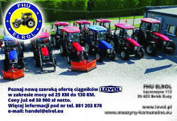 Ciągniki rolnicze LOVOL