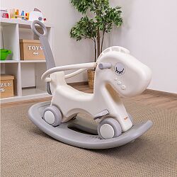 Wielofunkcyjny konik 2w1 PupyHou – bujak i jeździk