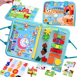 Książka manipulacyjna Montessori - 28 sensorycznych aktywności ZA5943