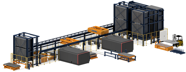 SmartFlow System - laser cutter automation