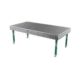 Welding Table GPPH SMART 12 mm on feet 2400x1200 mm Ø28 mm diagonal grid