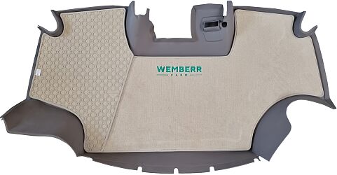 Velour Floor Mats with Rubber Heel Pad for Agricultural Machines by Max-Dywanik