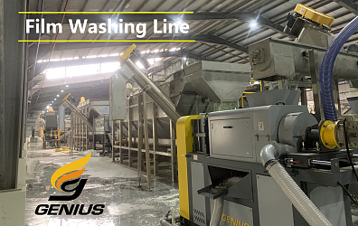 Linia do mycia i recyklingu folii