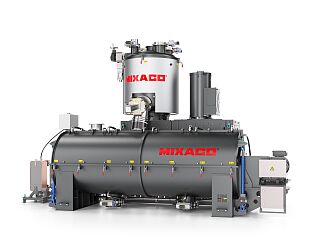 Heating Mixer With Horizontal Cooling Mixer