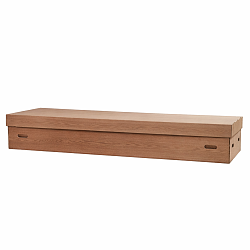 Trumna kartonowa – kremacyjna – z nadrukiem drewna – 1170g/m2 – TK1