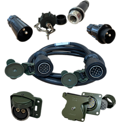 VG and STANAG power connectors and cables