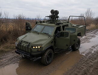SAIGAK APC WITH THE ACTIVE PROTECTION SYSTEM