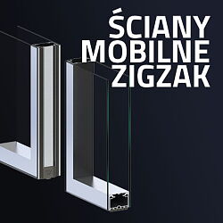 Vitrintec - ściany mobilne ZIGZAK